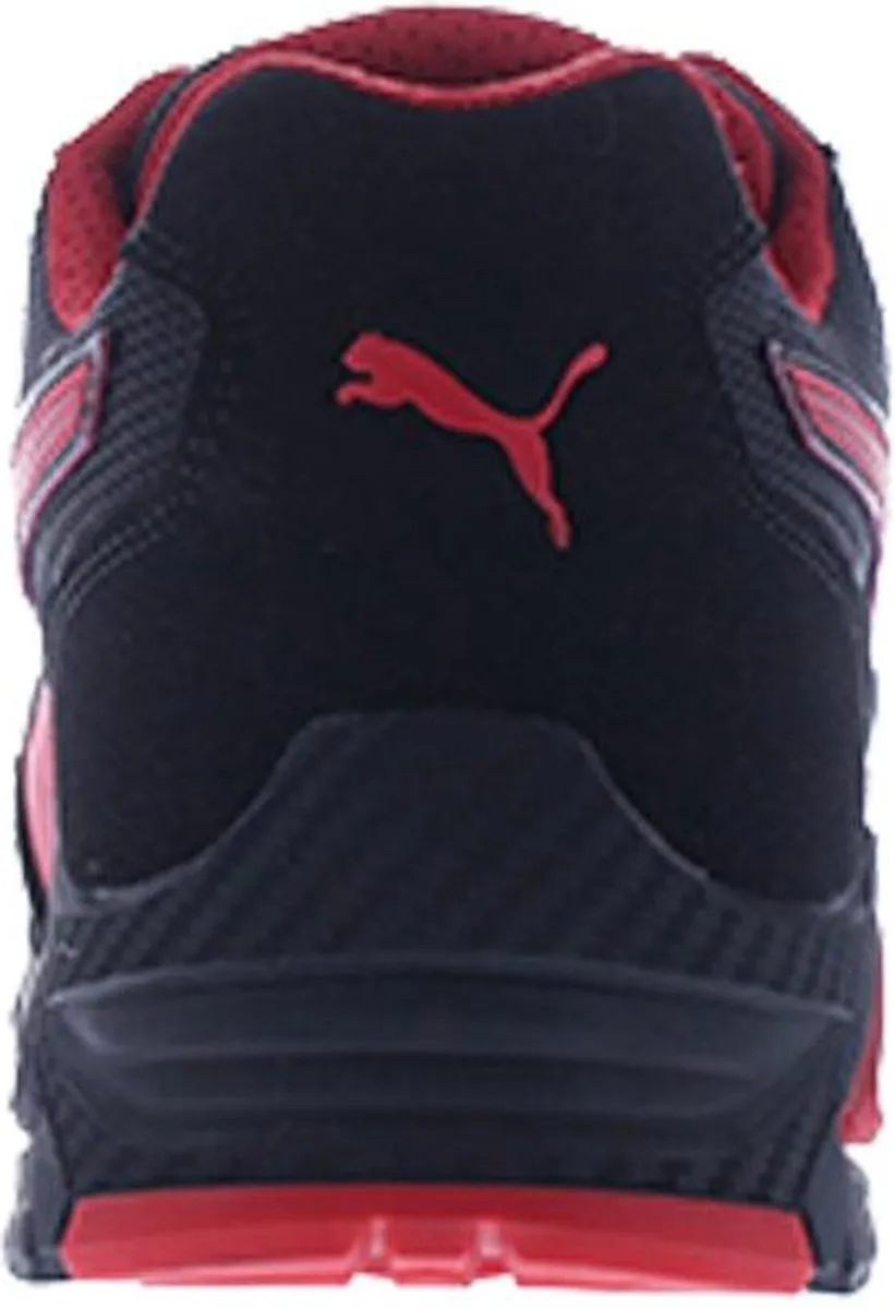 PUMA Madrid Low S1PL 642740 - Zwart/Rood - 39