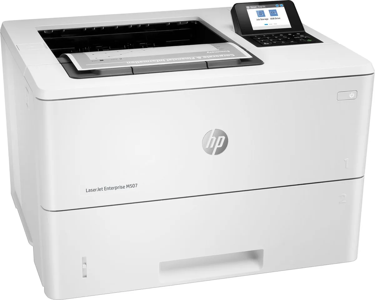 HP LaserJet Enterprise M507dn Printer - 650 Vel - Wit - afbeelding 6 van 6