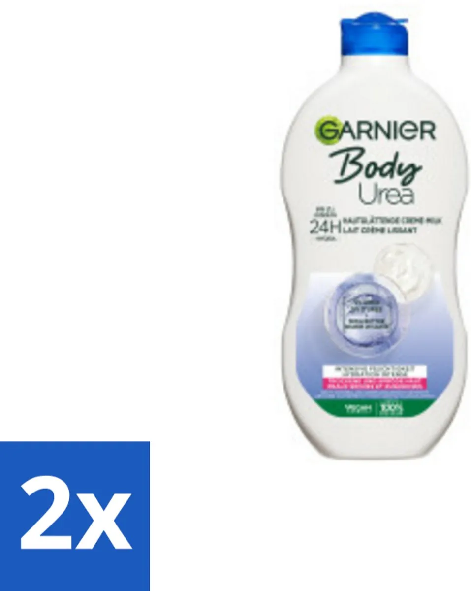Garnier Bodylotion Urea 400ml - 2 Stuks