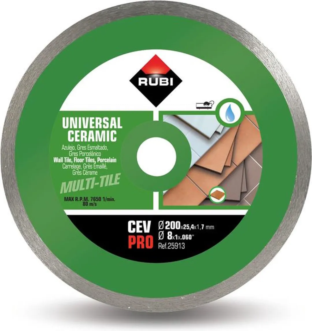 Rubi 25913 CEV Pro Diamantzaagblad 200mm