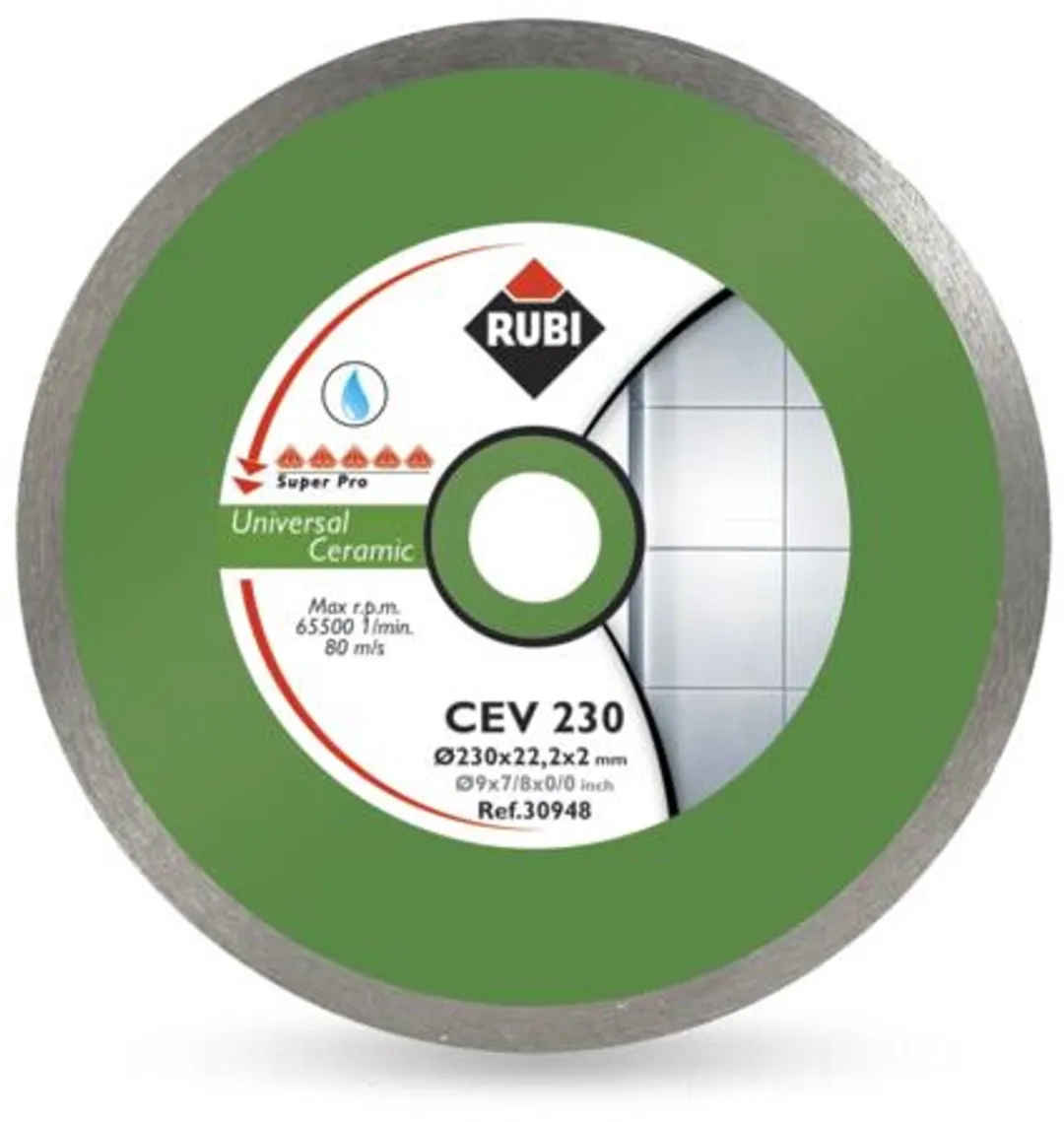 Rubi 25913 CEV Pro Diamantzaagblad 200mm - 25,4mm As