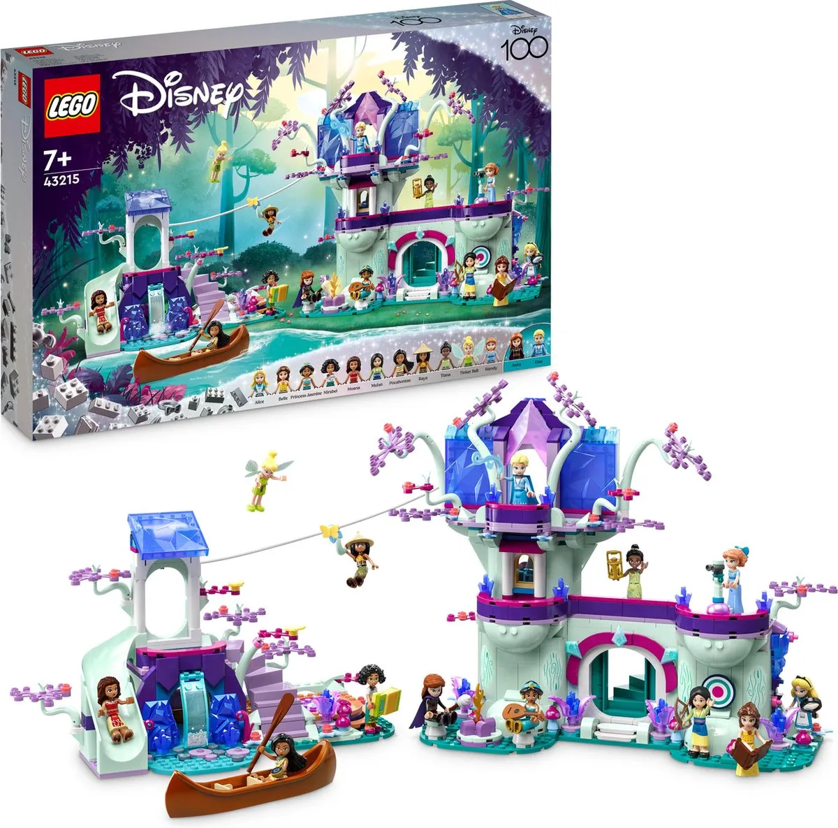 LEGO Disney De Betoverde Boomhut 43215 - 1016 Stukken - 14 Minifiguren