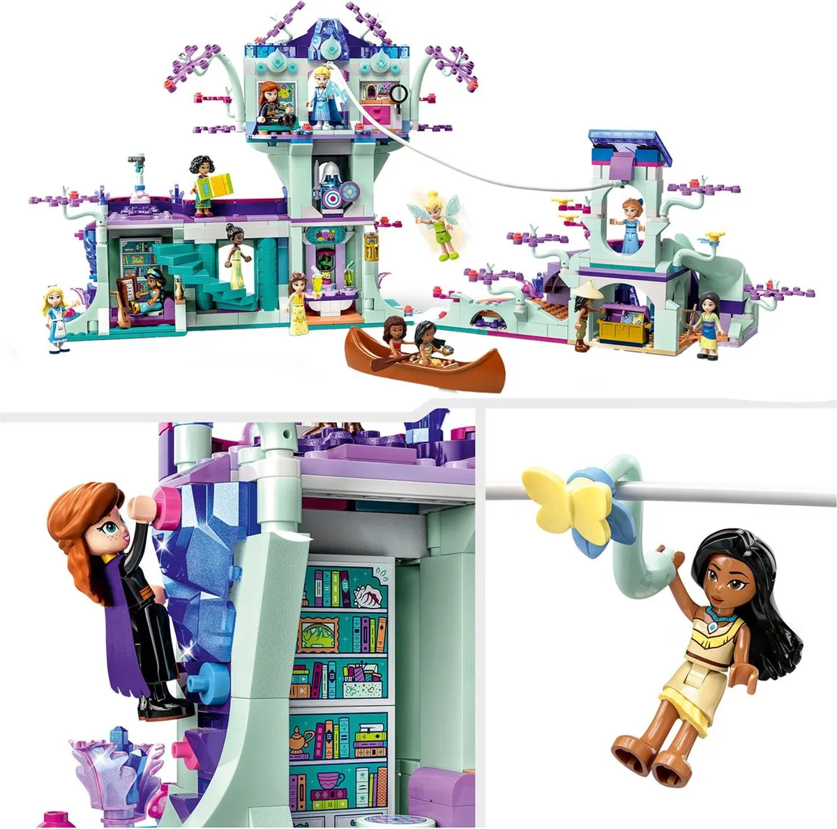 LEGO Disney De Betoverde Boomhut 43215 - 1016 Stukken - 14 Minifiguren - afbeelding 6 van 6