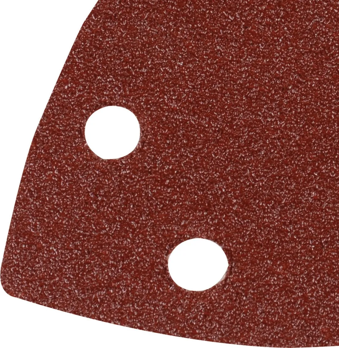Silverline Driehoekige Schuurvellen Klittenband Korrel 80 - 10 Stuks
