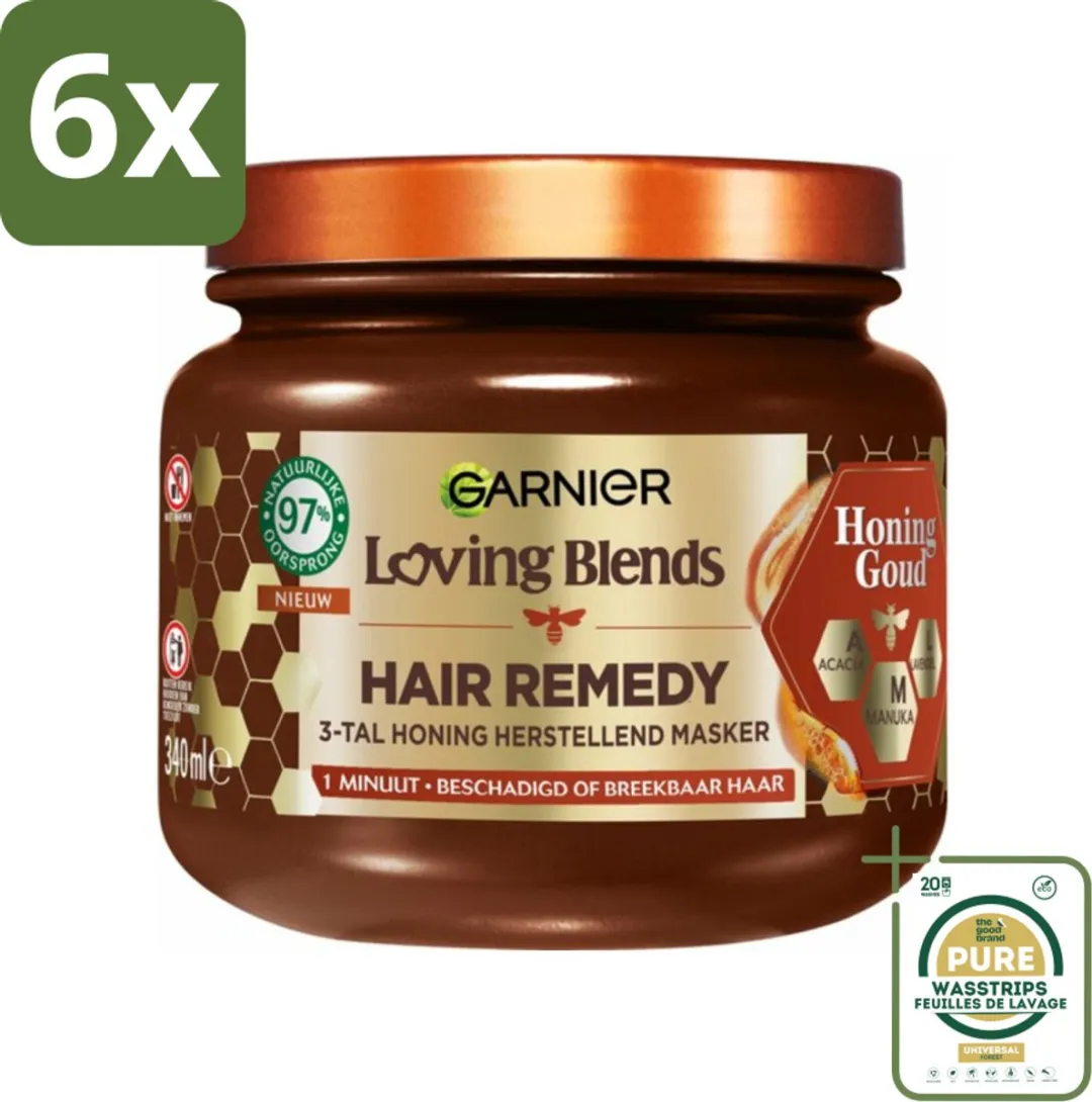 Garnier Loving Blends Honing Goud Haarmasker 340ml