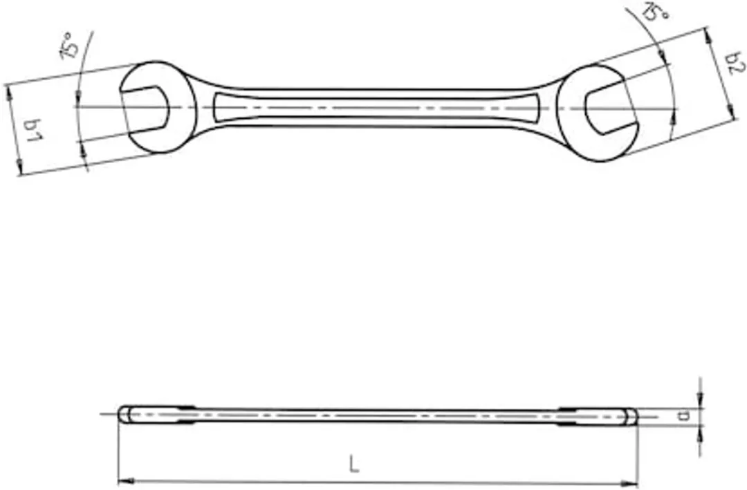 Würth Dubbele Steeksleutel ISO 1085 17x19mm