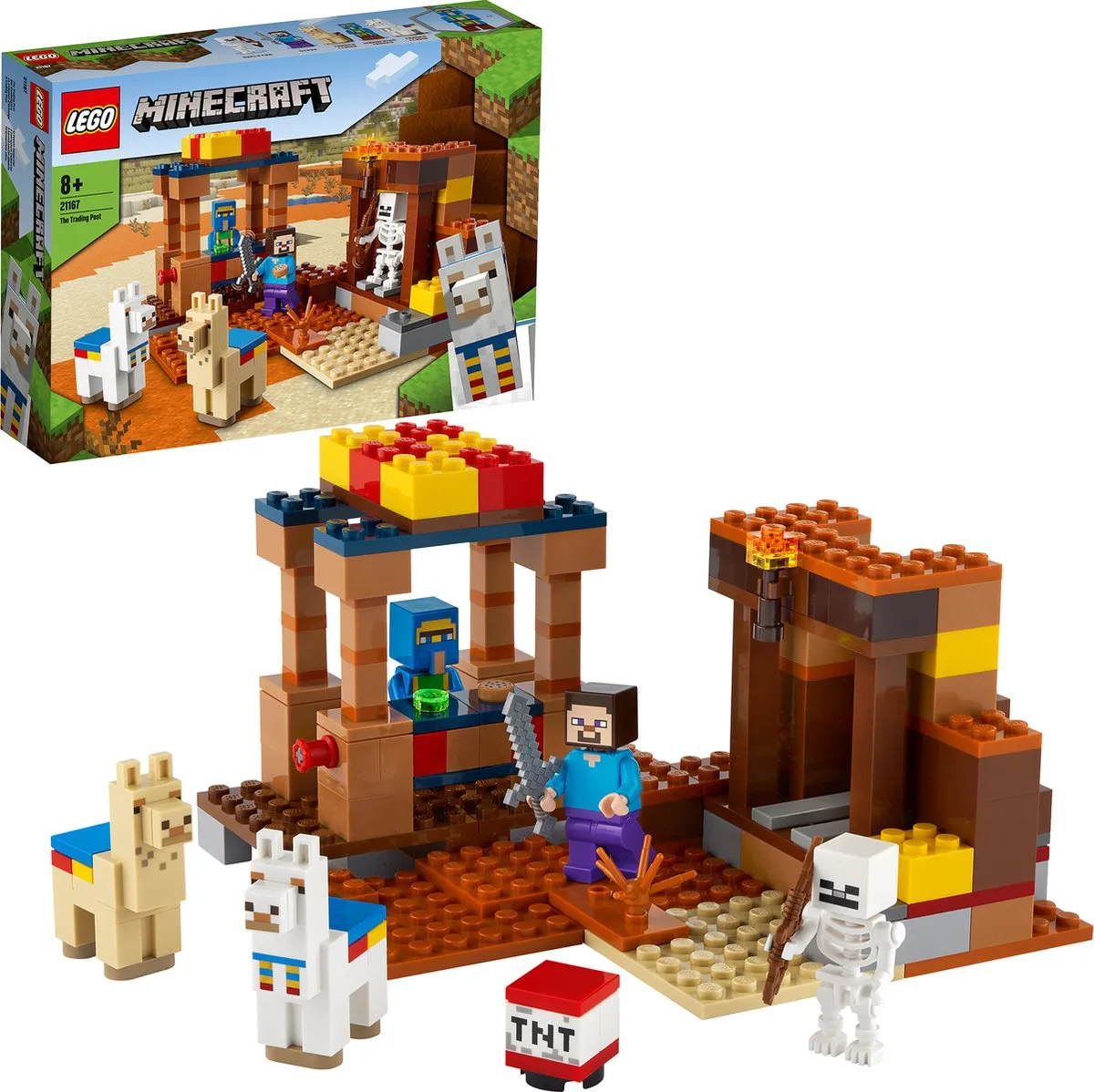 LEGO Minecraft De Handelspost 21167 - 201 Stukken - Multicolor