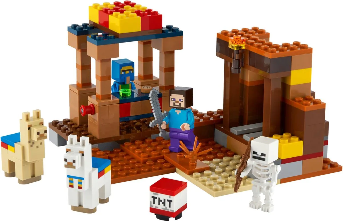 LEGO Minecraft De Handelspost 21167 - 201 Stukken - Multicolor