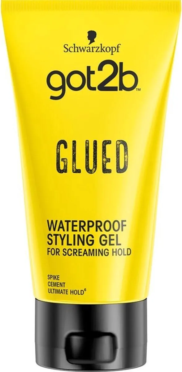 Schwarzkopf Got2b Glued Gel Waterproof 450ml - 3 Stuks