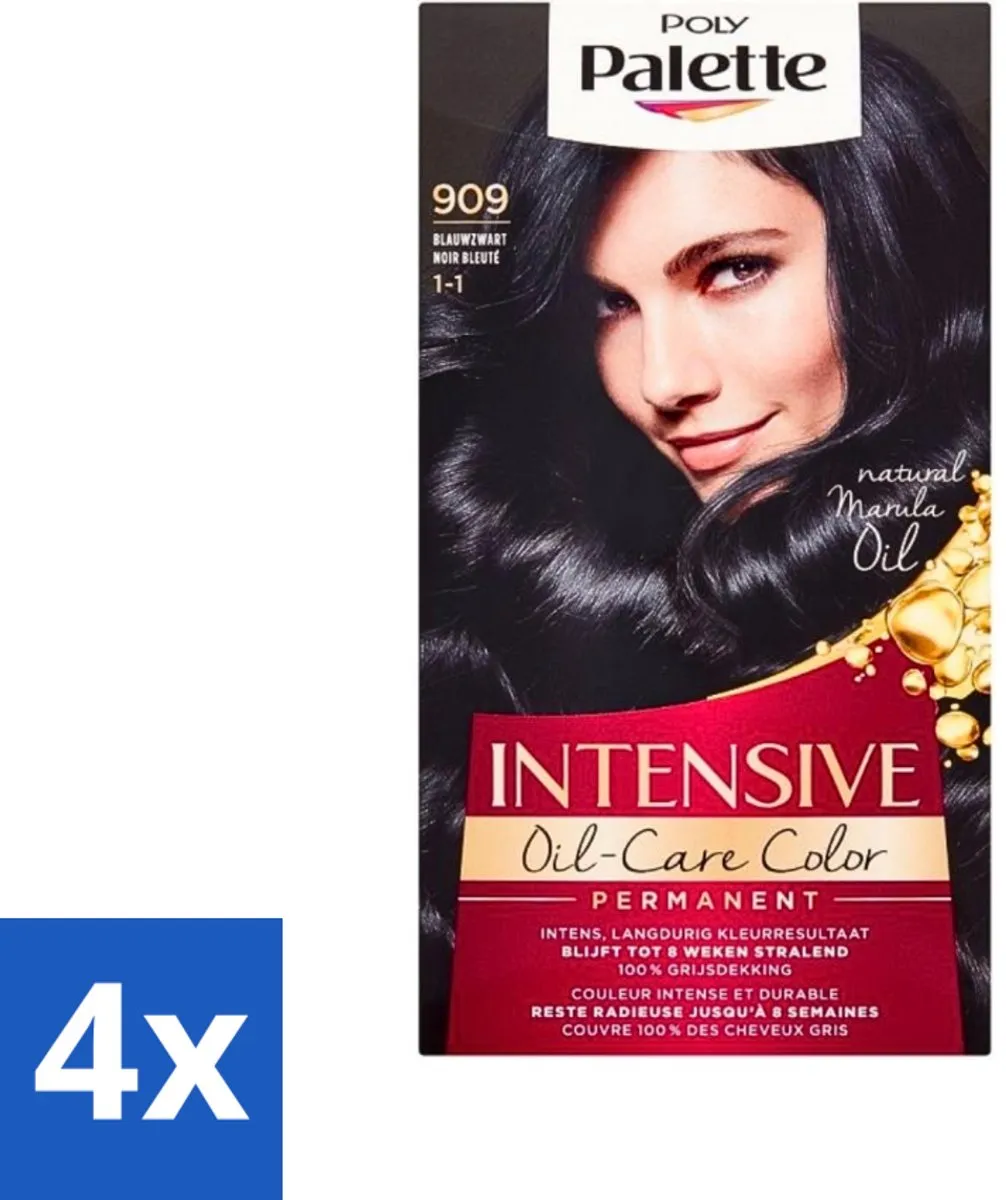 Schwarzkopf Poly Palette Haarverf Blauw Zwart 909