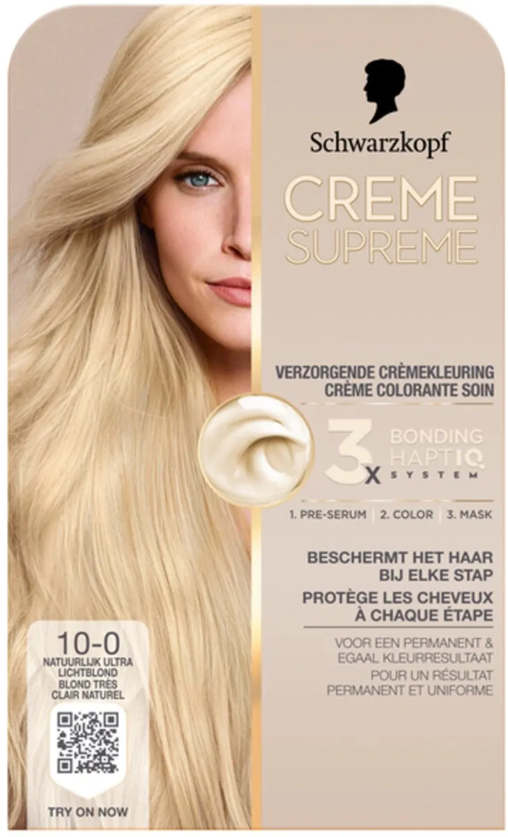 Schwarzkopf Creme Supreme 10-0 Haarkleuring - 490g