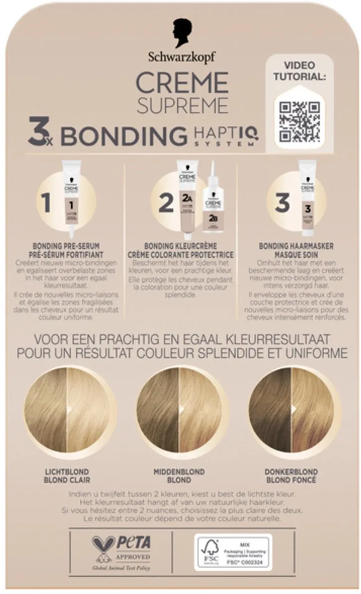 Schwarzkopf Creme Supreme 10-0 Haarkleuring - 490g