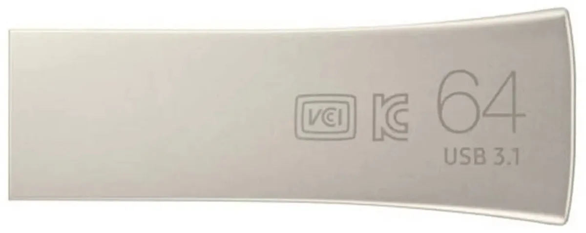Samsung BAR Plus USB Stick 64GB - Zilver