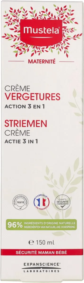Mustela Zwangerschap Striemen Crème 150ml