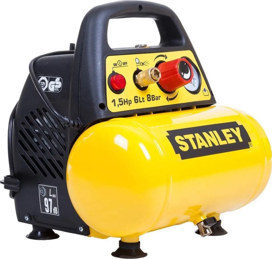 STANLEY Compressor DN200/8/6  – inclusief 6-delige Accessoire set