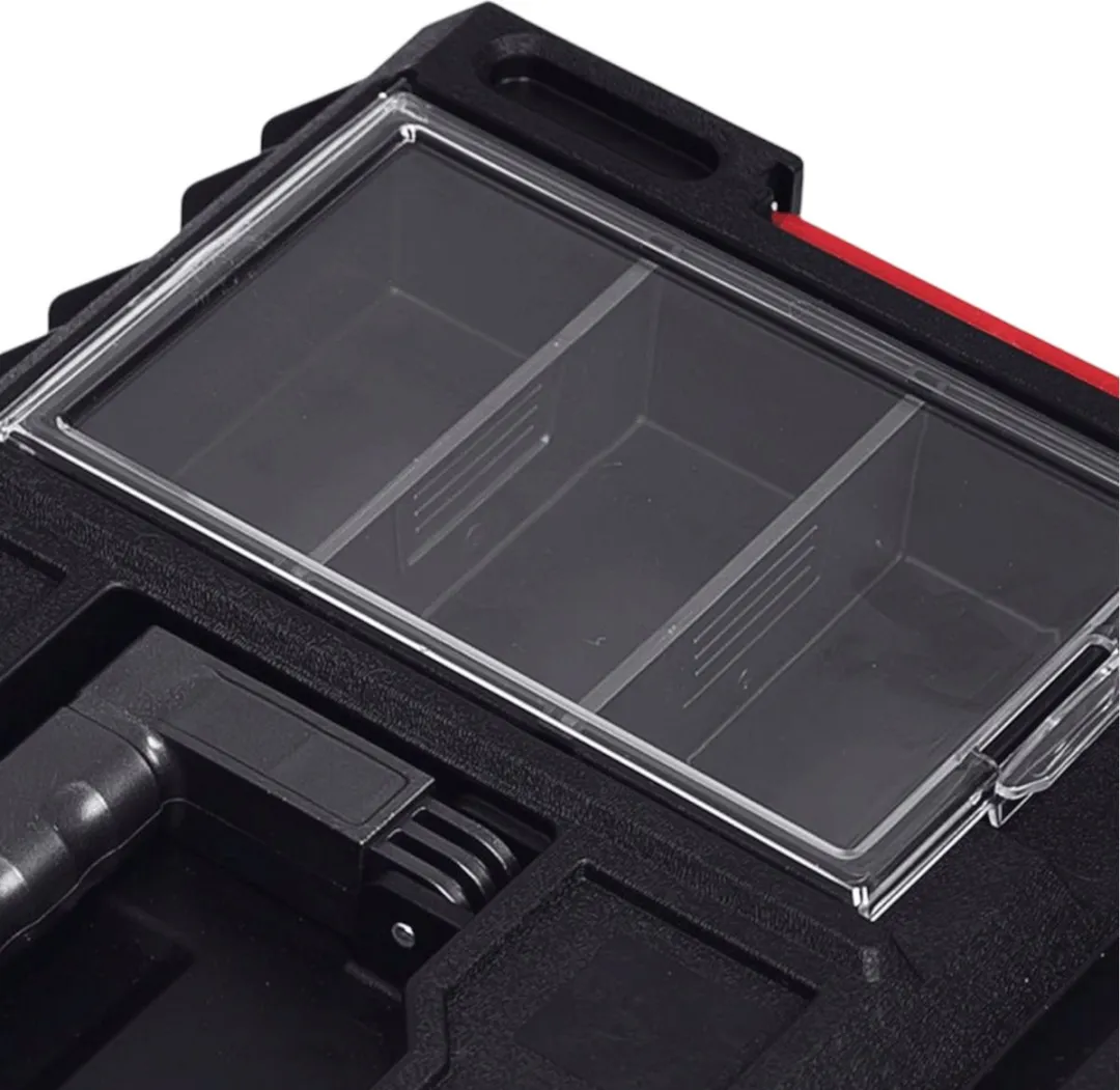 Toolbrothers RHINO XXL Gereedschapskoffer 52L - IP66 - Rood/Zwart