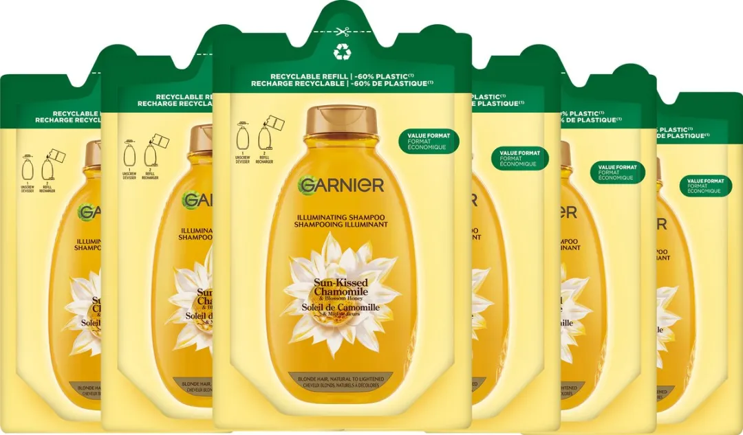 Garnier Loving Blends Kamille & Bloemenhoning Shampoo Refill 6x250ml