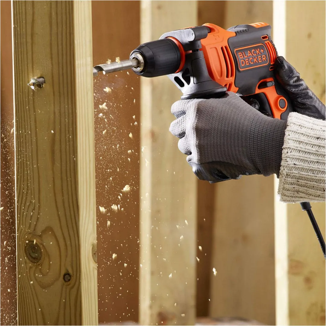 BLACK+DECKER BEH710K-QS Klopboormachine 710W - afbeelding 6 van 6