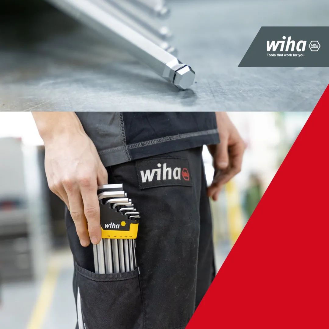 Wiha L-Key Set 13-delig - ErgoStar Holder - Zilver