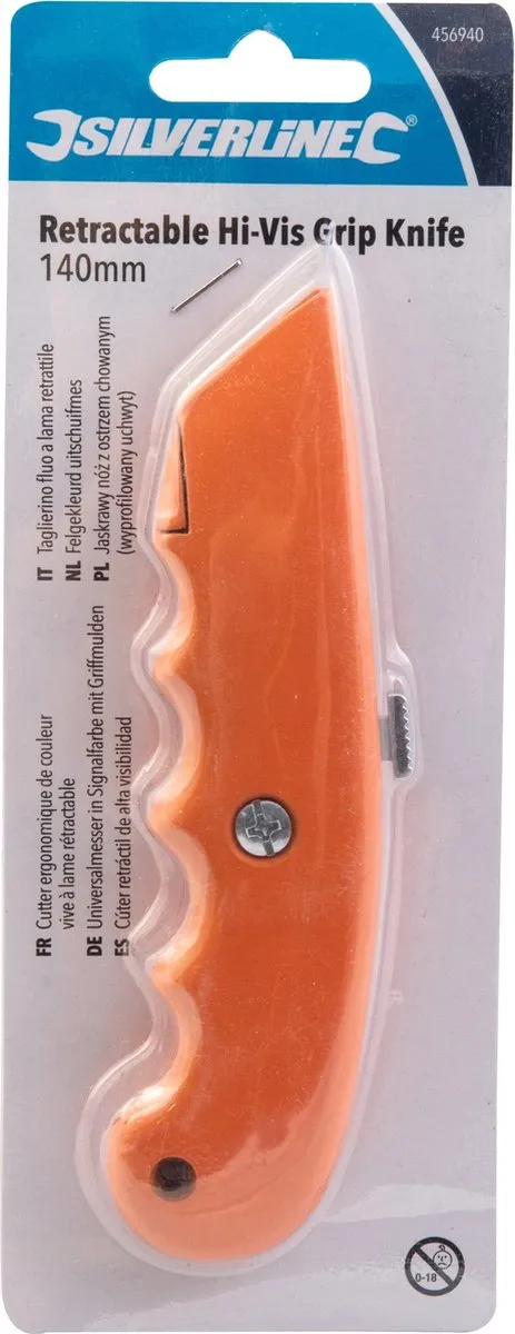 Silverline Felgekleurd Uitschuifmes 140mm - Aluminium