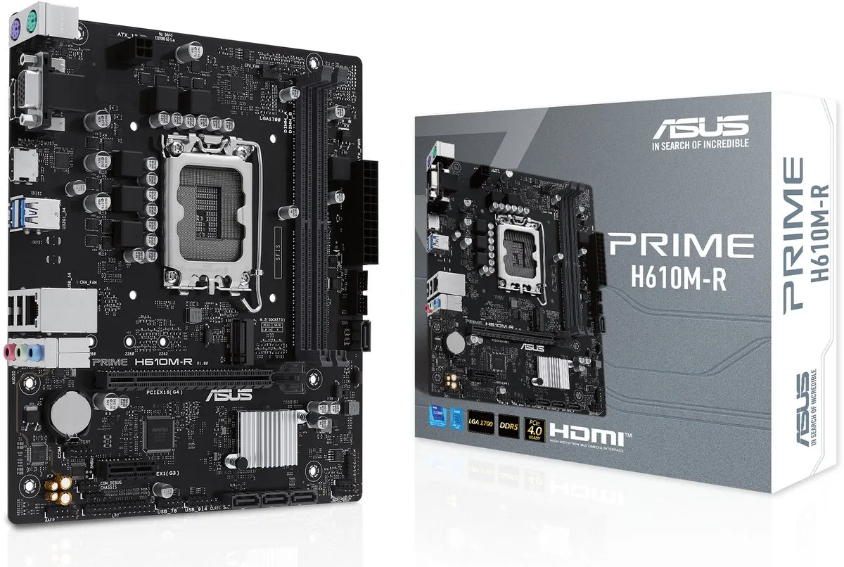 ASUS PRIME H610M-R-SI H610 microATX