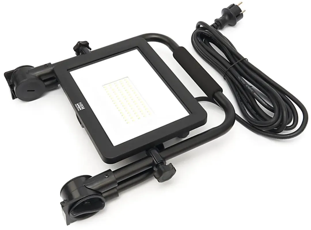 HBM Machines LED Bouwlamp 50W 4700 Lumen - Zwart