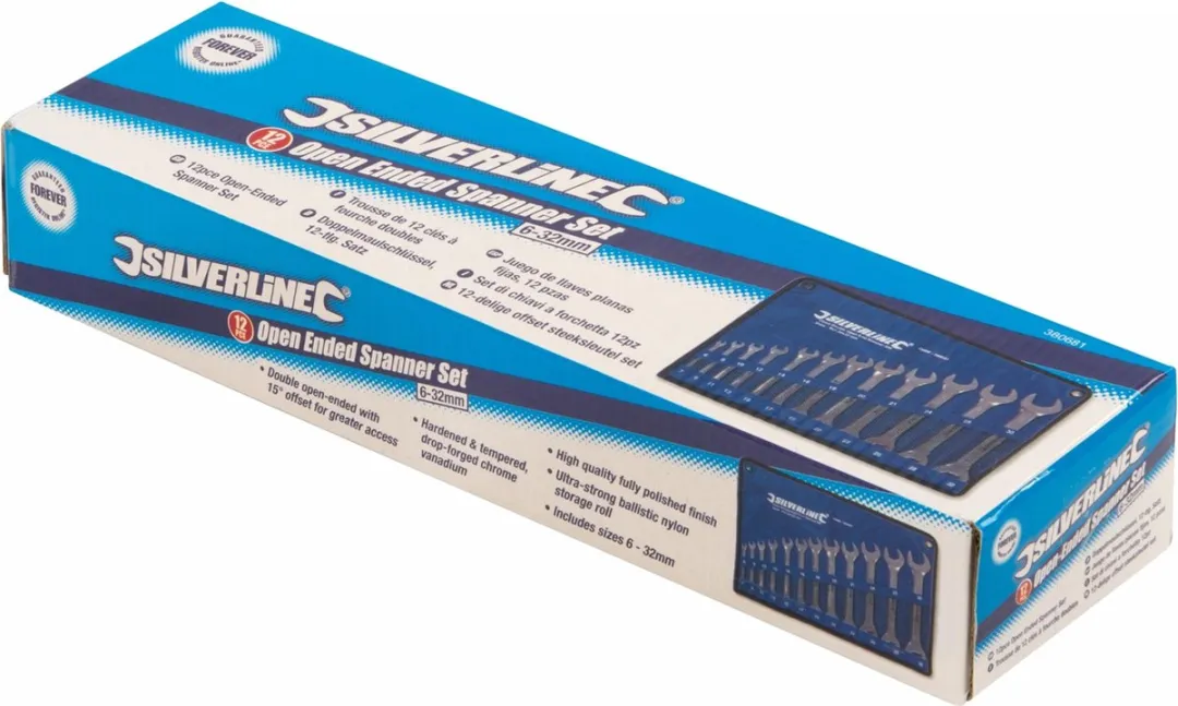 Silverline 380681 Steeksleutelset 12-delig - 6-32mm