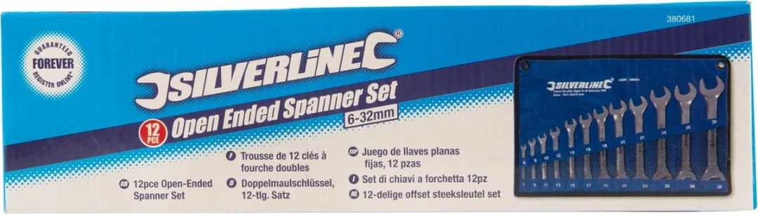 Silverline 380681 Steeksleutelset 12-delig - 6-32mm