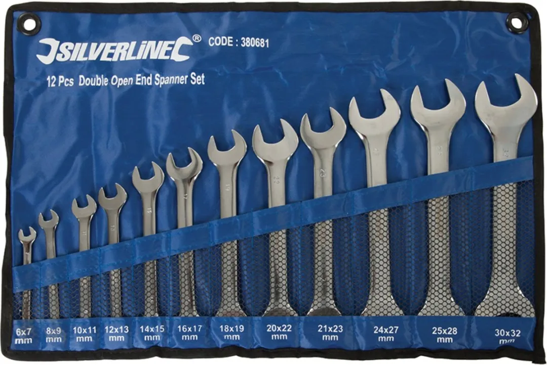 Silverline 380681 Steeksleutelset 12-delig