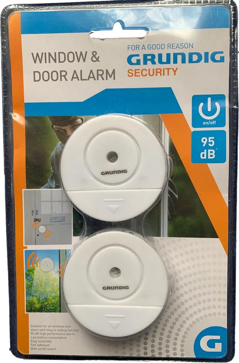 Grundig Raamsensor Glasbreukmelder Set