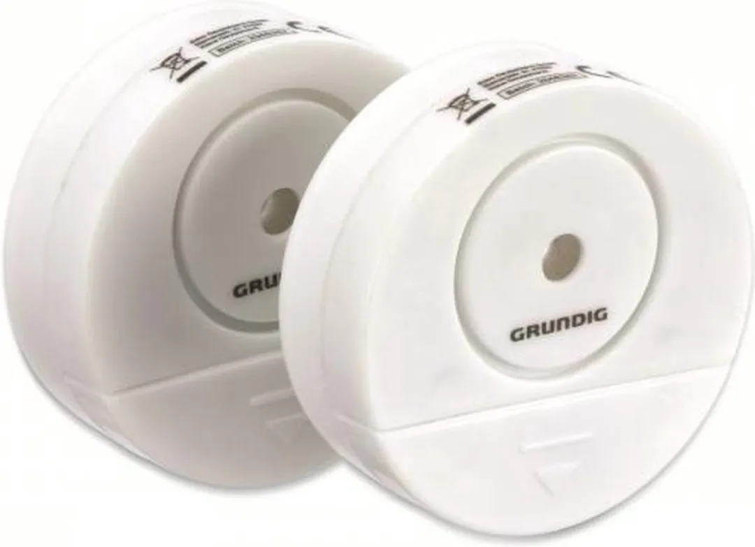 Grundig Raamsensor Glasbreukmelder Set - 2 Stuks - 95dB - Wit