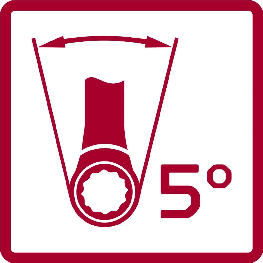 Gedore RED 3301702 Ringratelsteeksleutelset 07-29mm - Metrisch