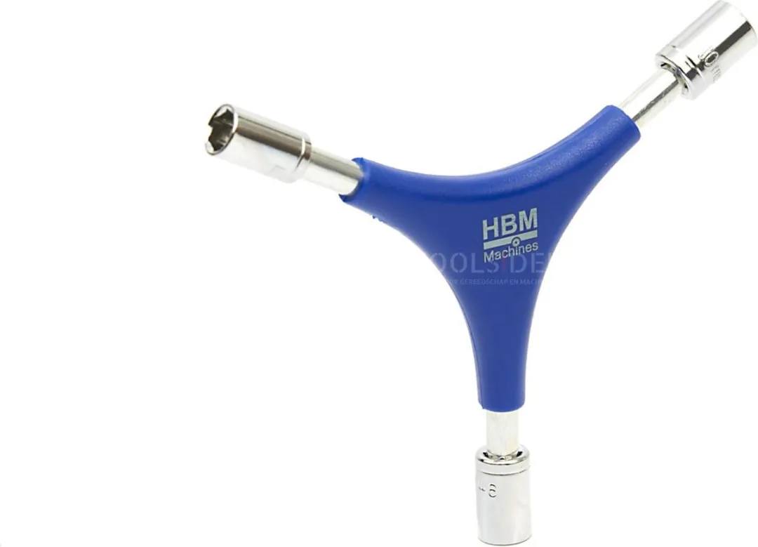 HBM Fietsdop Y-sleutel met LED-lamp