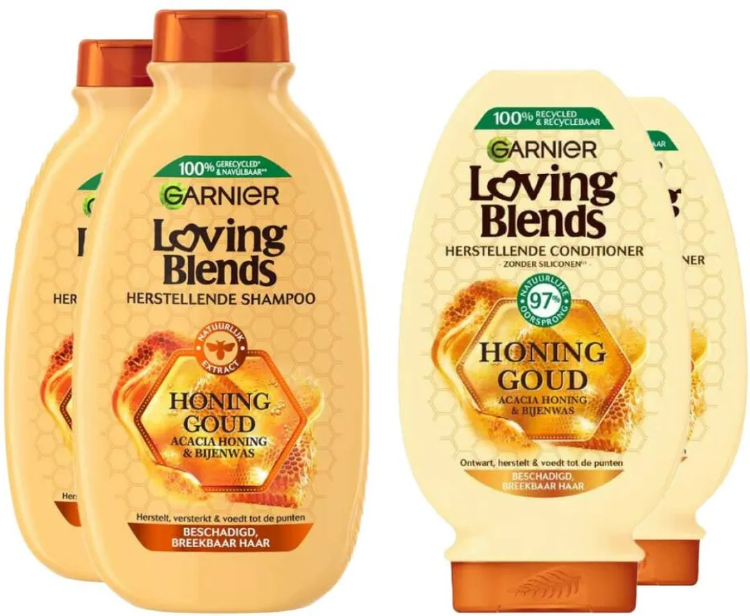 Garnier Loving Blends Honing Goud Shampoo & Conditioner