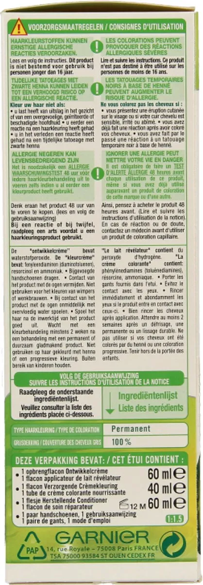 Garnier Nutrisse Ultra Crème 9.3 Permanent Blond