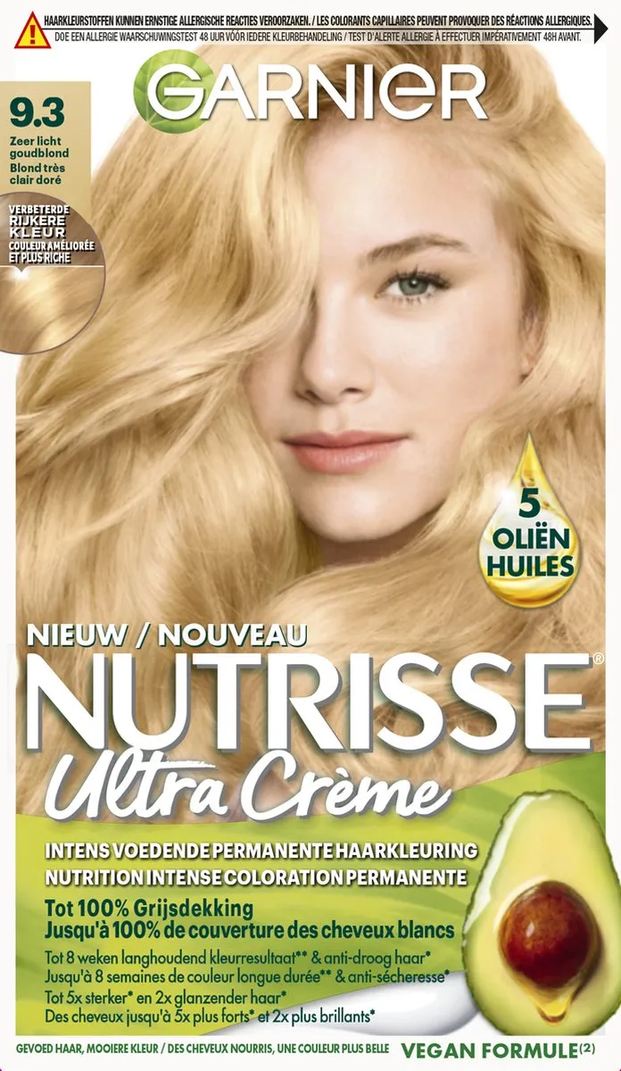 Garnier Nutrisse Ultra Crème 9.3 Permanent Blond