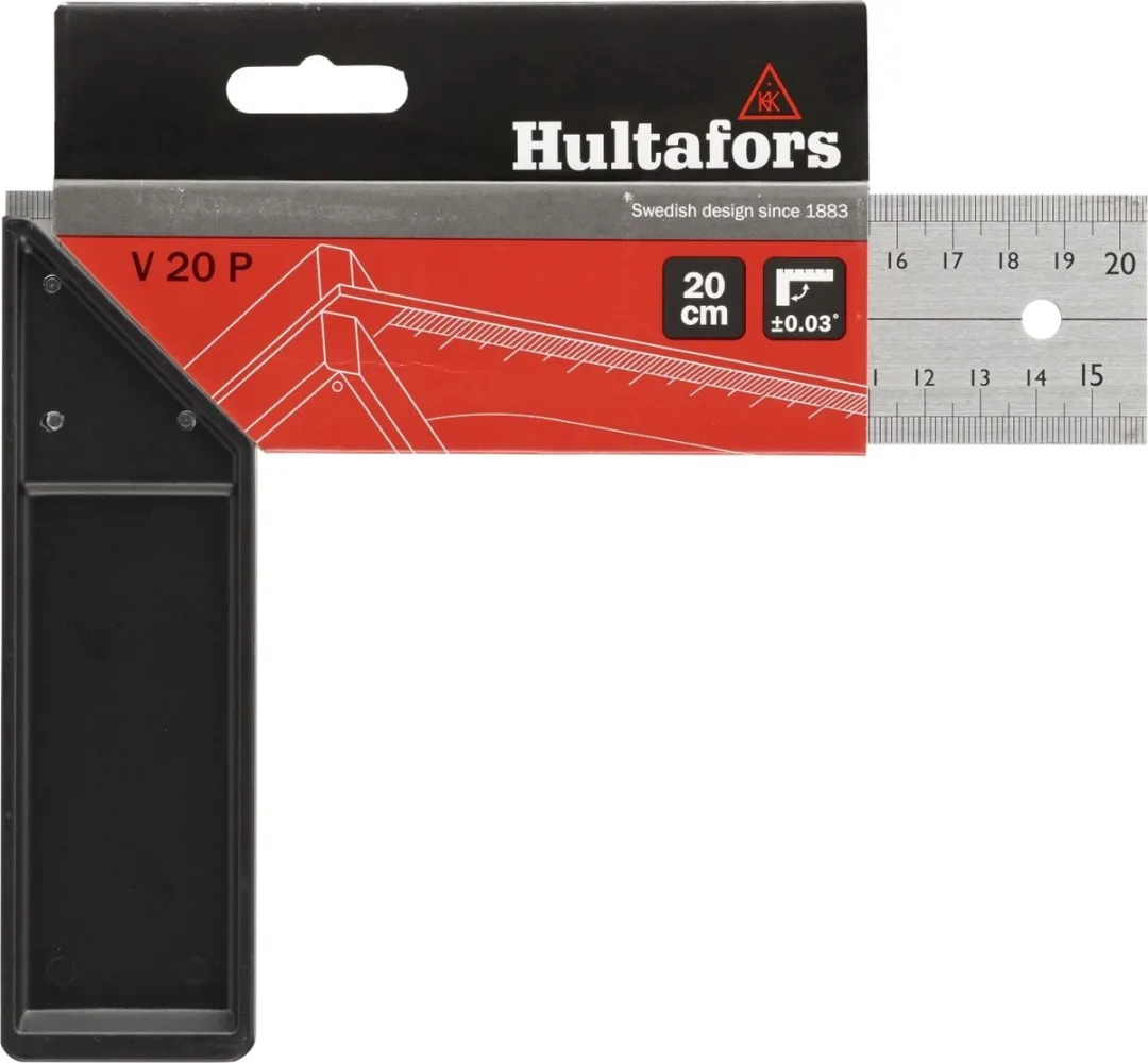 Hultafors V 20 P Winkelhaak - 155x205mm - 5 Stuks