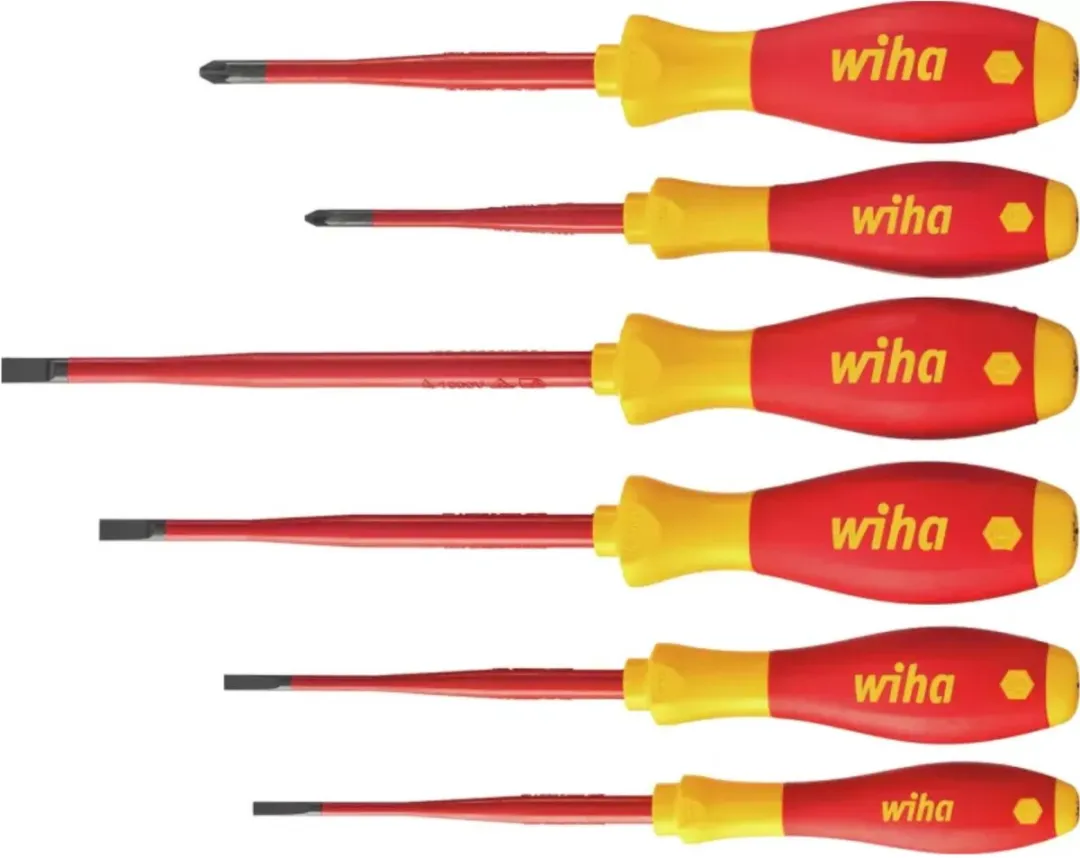Wiha 3201ZK6 SoftFinish VDE Schroevendraaierset - 6-delig - PZ 3.5mm