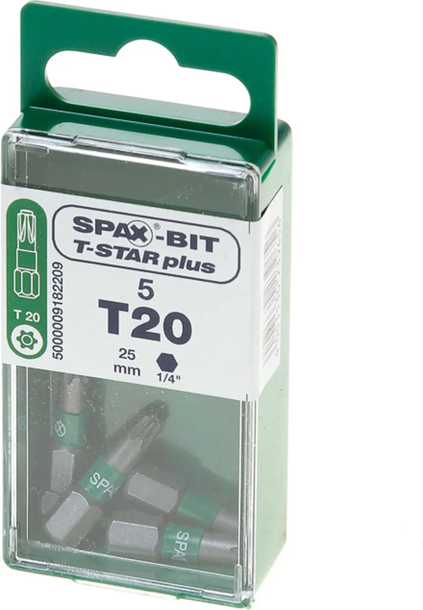 Spax Bit T-Star 50mm T20 - 5 Stuks