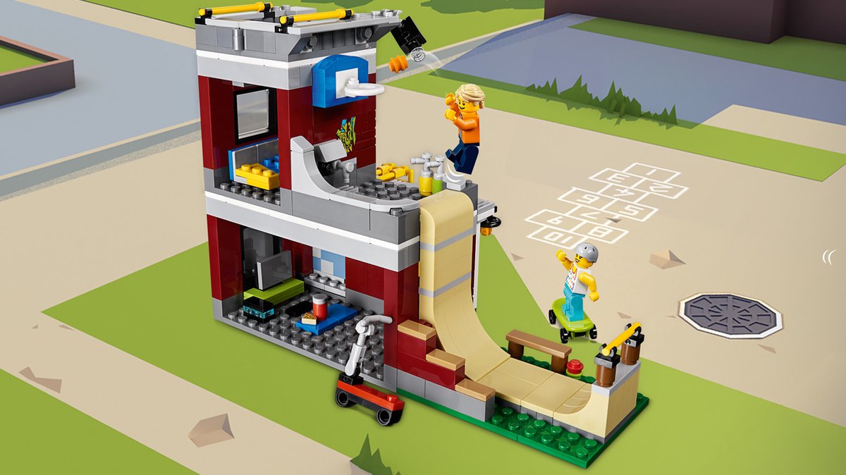 LEGO Creator Modulair Skatehuis - 31081