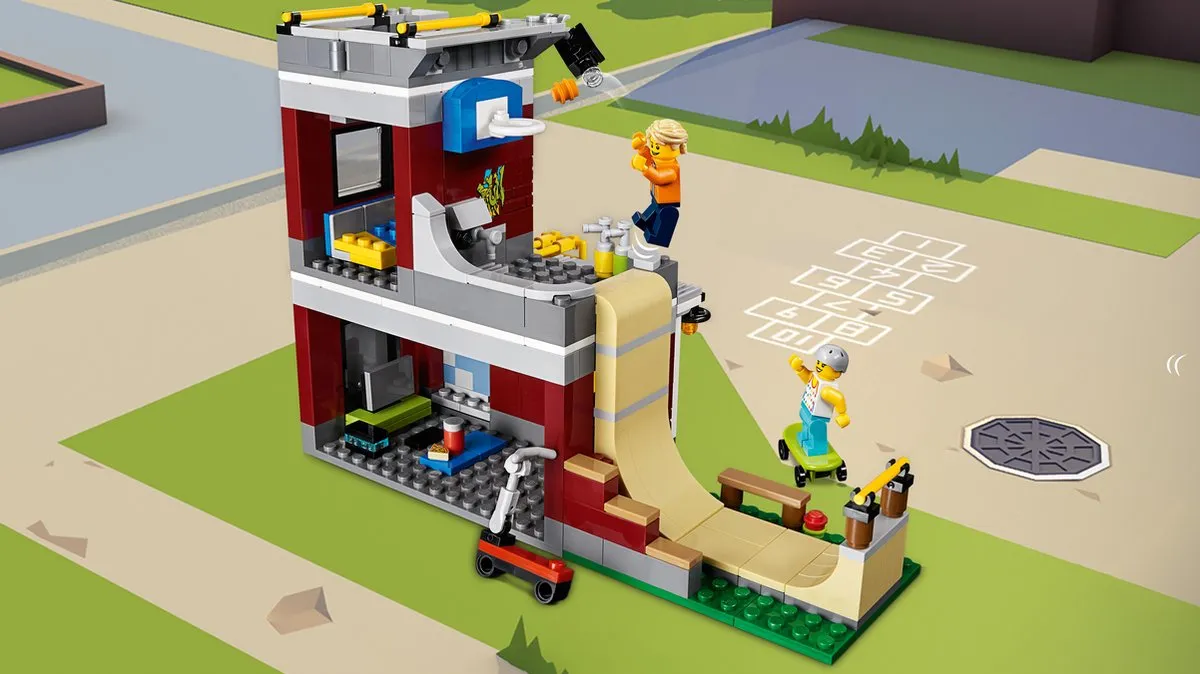 LEGO Creator 31081 Skatehuis - Geel