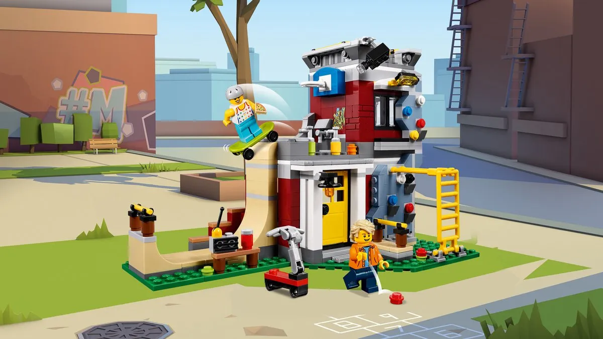 LEGO Creator 31081 Skatehuis - Geel