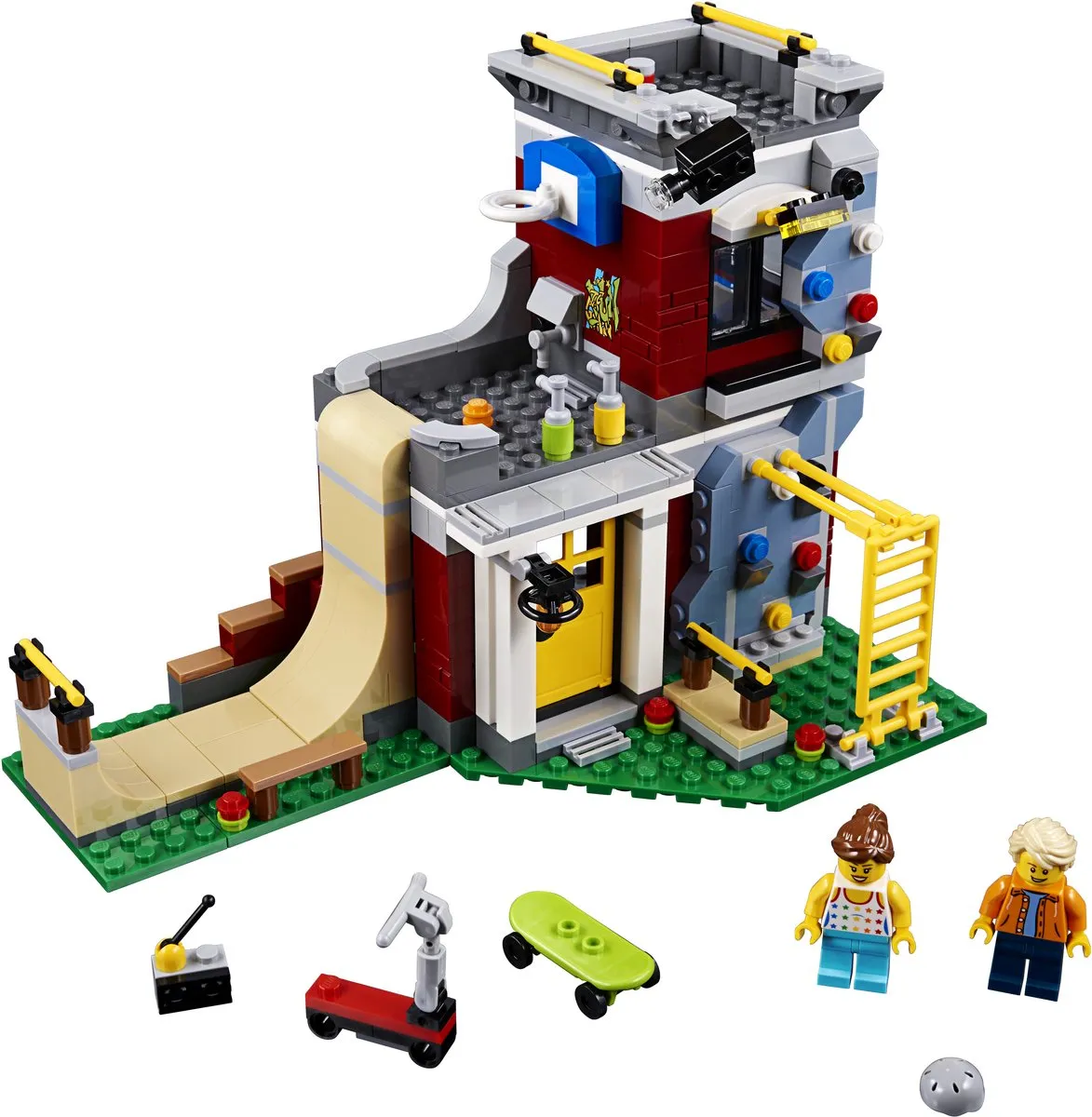 LEGO Creator 31081 Skatehuis - Geel