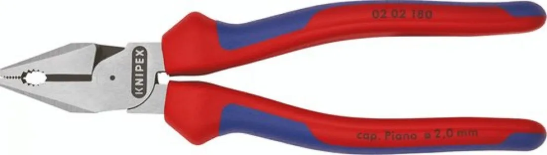 Knipex Combinatietang 0202-180 - Rood