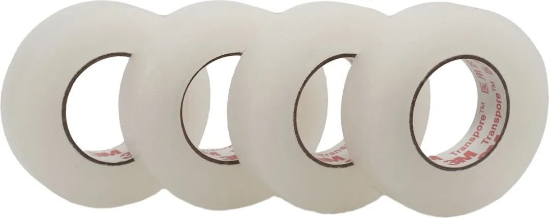 3M Transpore Tape 12mm - 4 Stuks