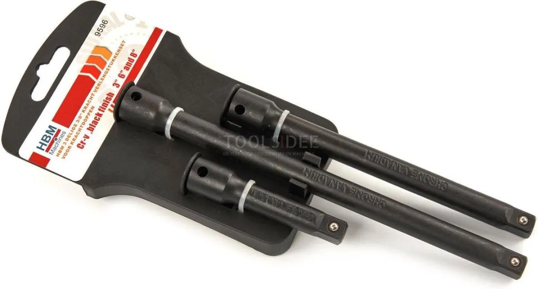 HBM 3-delige 3/8" Dopsleutelset 27mm