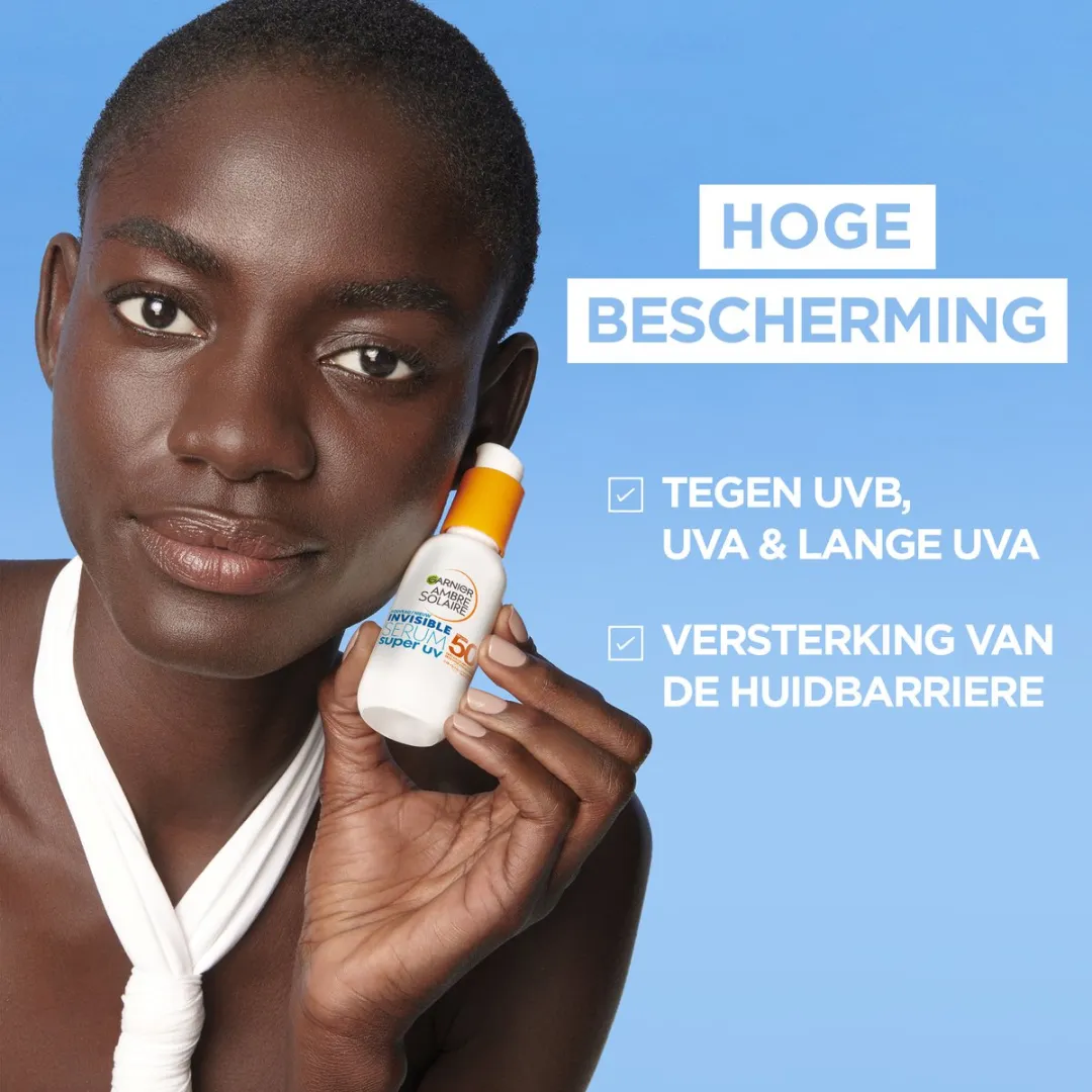 Garnier Ambre Solaire Dagelijkse Invisible Serum SPF50+ 30ml