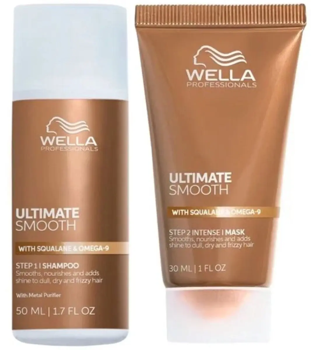 Wella Ultimate Smooth Duo Set - Masker & Shampoo 80ml