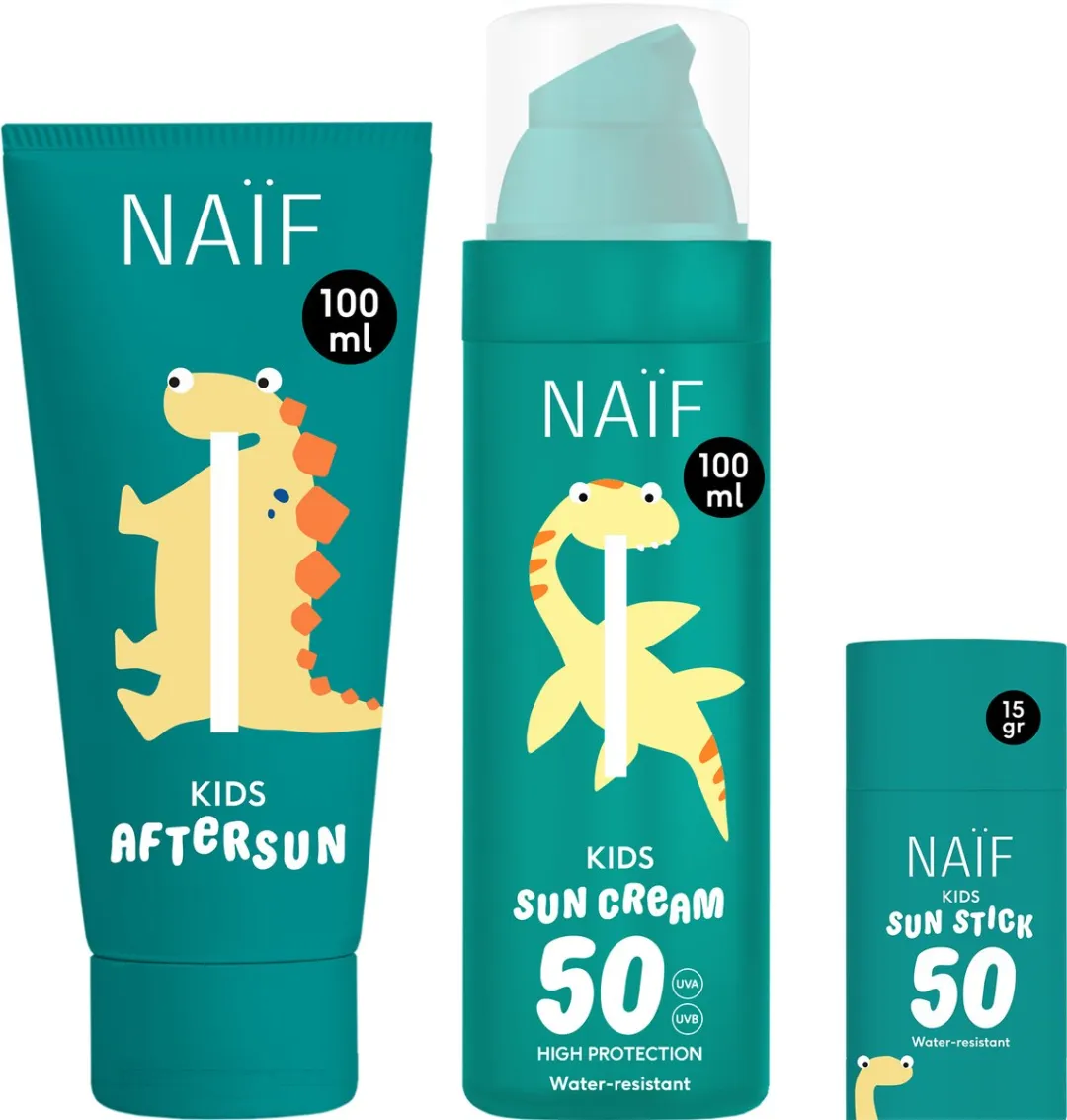 Naïf Zonnebrandset Baby & Kind SPF50 - 3 Stuks 215ml