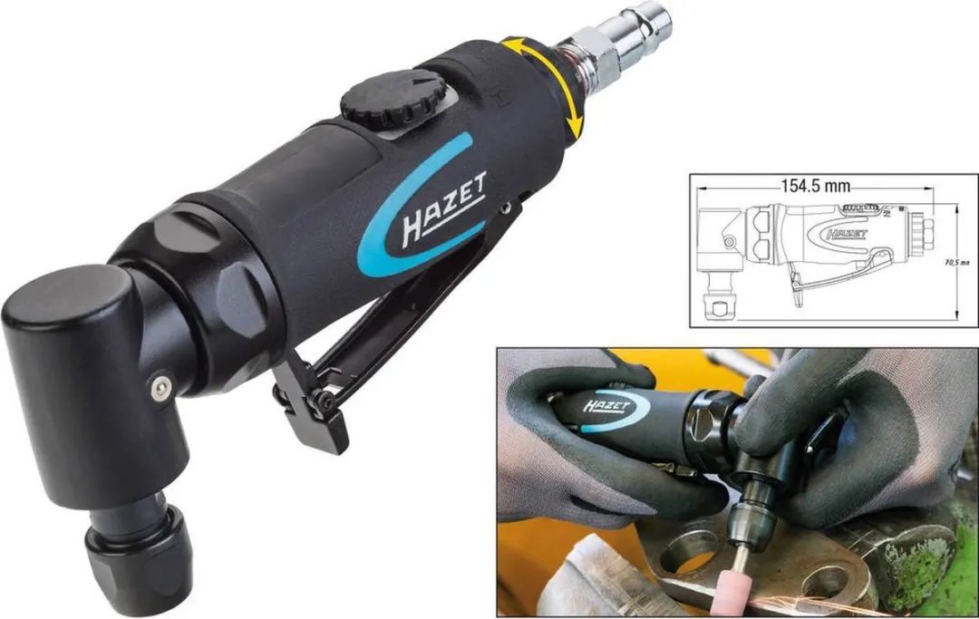 Hazet Persluchtslijper Haaks 9032N-5 - 224W - 20.000 RPM